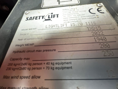 Hinowa LIGHTLIFT 15.70 IIIS Rupshoogwerker
