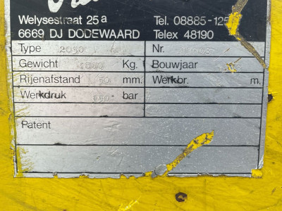 Vredo DZ 2050 T Doorzaaimachine
